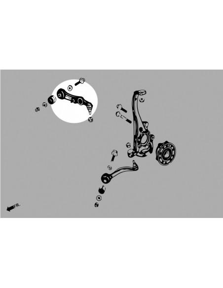 Front Lower - Rear Arm Mercedes-Benz C-class, E-class