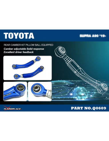 Kit camber posteriore Hardrace BMW Serie 3 G20 Serie 4 G22 G23 G26 Z4 G29 Toyota Supra A90 MK5