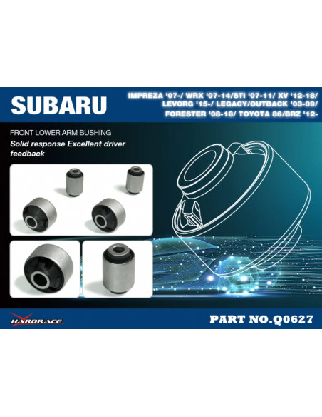 Front Lower Arm Bushing Scion, Subaru, Toyota