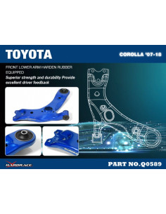 Braccio Inferiore Anteriore Hardrace Toyota Corolla E150 E170 Lexus CT MK1 A10 2