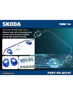 Rear Add On Sway Bar Skoda Fabia 2