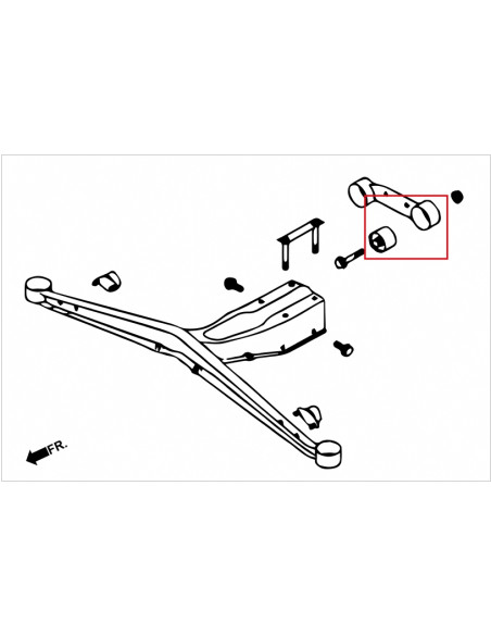 Rear Diff Support Member Bushing Subaru Impreza