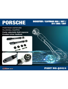 Braccio Caster Regolabile Hardrace Porsche 911 996 +GT2 997 +GT2/GT3/RS Boxster 986/987 +RS Cayman 987 +S Sport 2