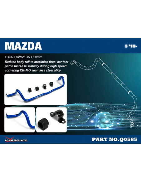 Front Sway Bar Mazda 3, CX-30