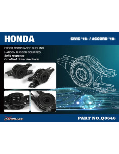 Boccola del braccio inferiore anteriore Hardrace Honda Civic MK10 Type R 2