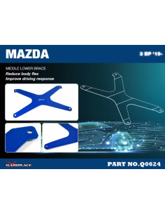 Barra Inferiore Centrale Hardrace Mazda 3 MK4 BP CX-30 DM 2