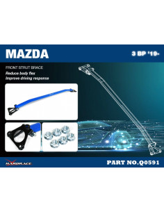 Barra Duomi Anteriore Hardrace Mazda 3 MK4 BP CX-30 DM 2