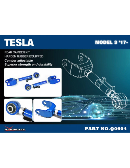 Kit camber posteriore Hardrace Tesla Model 3 Model Y