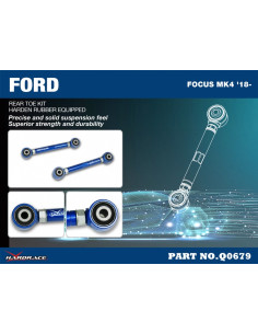 Kit Regolazione Convergenza Posteriore Hardrace Ford Focus MK4 C519 + ST 2