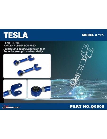 Rear Toe Kit Tesla Model 3