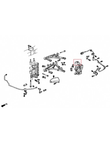 Front Knuckle Upper Ball Joint Honda NSX