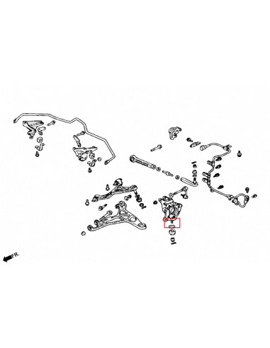 Rear Lower Ball Joint Honda NSX
