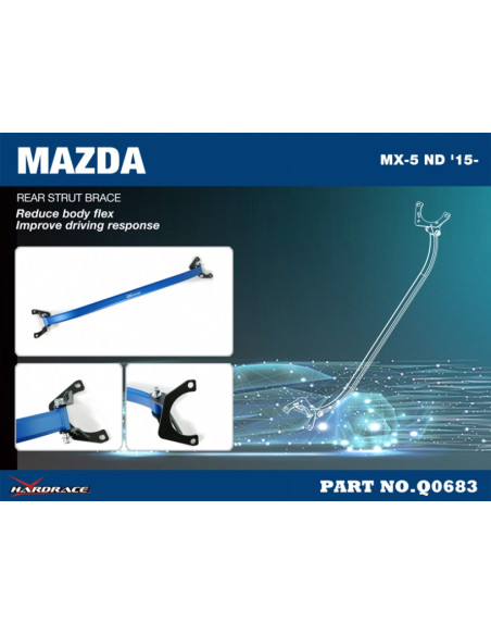 Rear Strut Brace Mazda MX-5 Miata