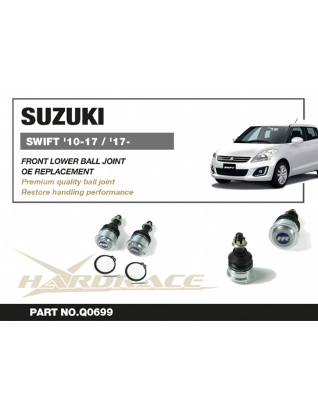Giunto Sferico Inferiore Anteriore Hardrace Suzuki Swift MK3 Z32