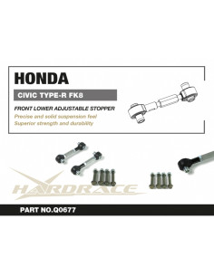 Stopper Inferiore Anteriore Regolabile Hardrace Honda Civic MK10 Type R 2