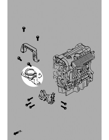 Kit Supporto motore rinforzato Hardrace Ford Focus MK2 + ST/RS