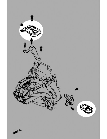 Kit Supporto motore rinforzato Hardrace Ford Focus MK2 + ST/RS