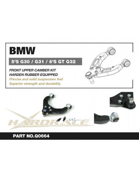 Kit camber superiore anteriore Hardrace BMW Serie 5 G30 G31 Serie 6 G32