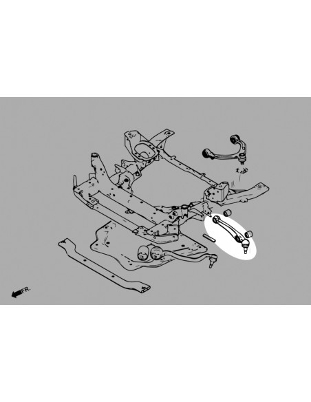 Braccio Inferiore Anteriore Posteriore Hardrace BMW X5 E70 X6 E71 E72