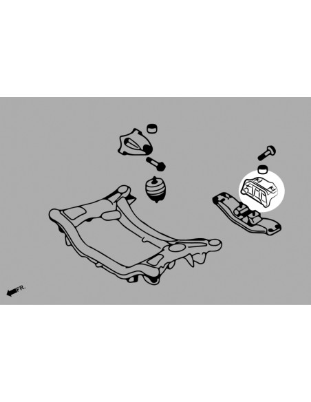 Supporto Cambio Rinforzato Hardrace Hyundai Genesis Coupé