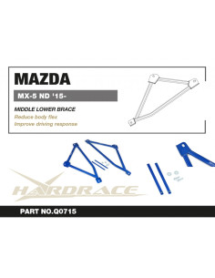 Barra di Rinforzo Inferiore Centrale Hardrace Mazda MX-5 ND 2