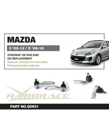 Testina Tirante Sterzo Hardrace Mazda 3 MK1/MK2/MK3 BK/BL/CW