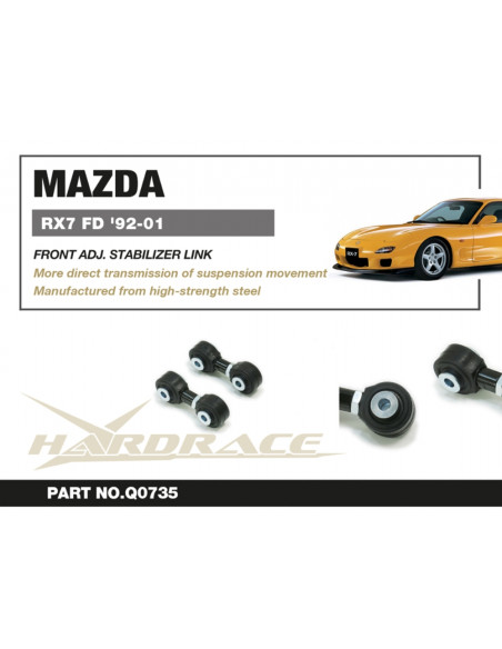 Front Adj. Stabilizer Link Mazda RX-7