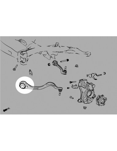 Boccola Anteriore Braccio Inferiore Anteriore Hardrace BMW Serie 4 G22 G23 G26 Z4 G29 X4 G02 Toyota Supra A90 MK5