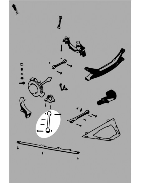 Braccio Longitudinale Inferiore Posteriore Hardrace Porsche 911 GT3 991 + RS 911 GT2 RS 991