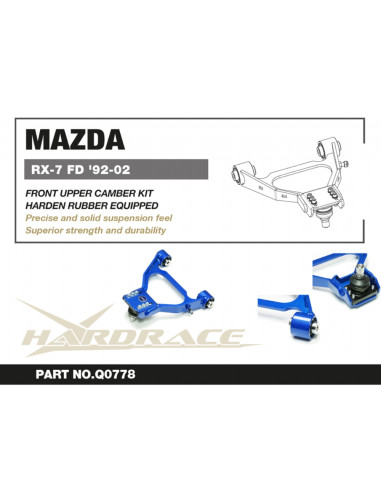 Kit Camber Anteriore Superiore Hardrace Mazda RX-7 FD