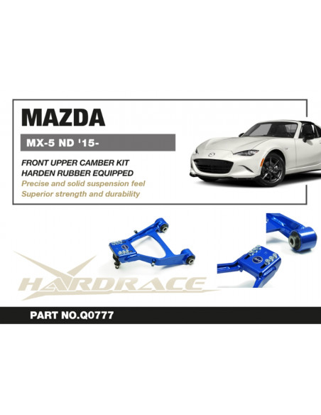 Braccio Superiore Anteriore Regolabile Camber Hardrace Mazda MX-5 ND