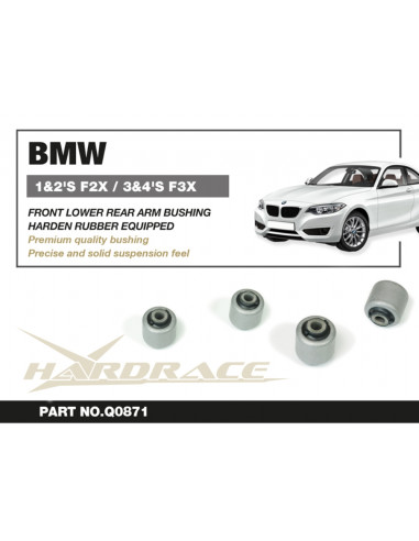 Boccola Braccio Inferiore Anteriore Posteriore Hardrace BMW Serie 1 F20 F21 F22 F23 F30 F31 F34 F32 F33 F36 X3 X4