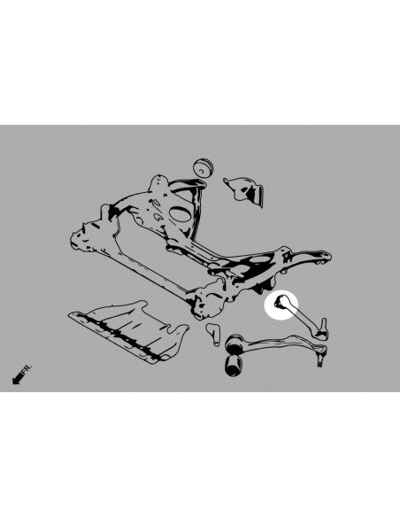 Boccola Braccio Inferiore Anteriore Posteriore Hardrace BMW Serie 1 F20 F21 F22 F23 F30 F31 F34 F32 F33 F36 X3 X4