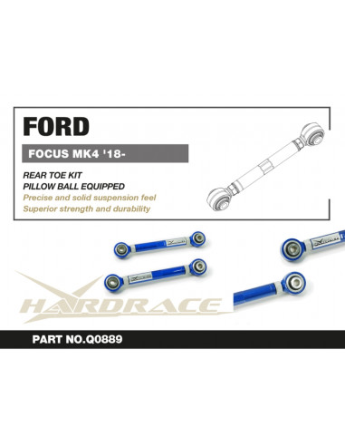 Kit Regolazione Convergenza Posteriore Hardrace Ford Focus MK4 C519 +ST