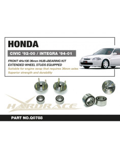 36mm Front Wheel Hub + Bearing Kit 2