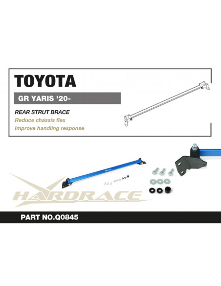Rear Strut Brace Toyota Yaris / vitz