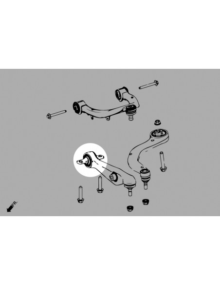 Boccola Anteriore Braccio Inferiore Anteriore Hardrace Tesla Model 3 Model Y