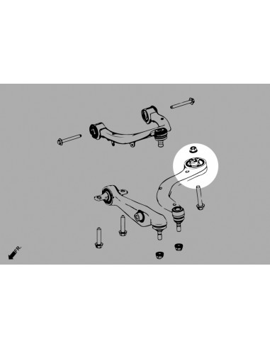 Front Lower Rear Arm Bushing  Tesla Model 3, Model y