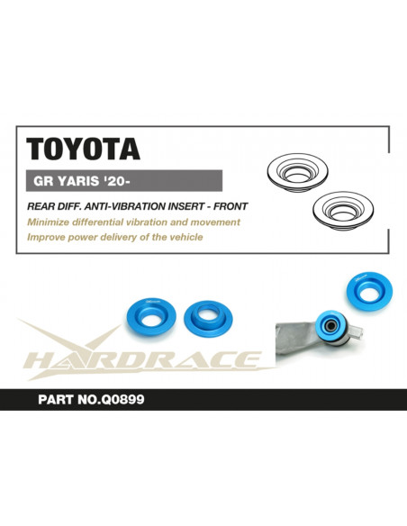 Inserto Antivibrazione Differenziale Posteriore Hardrace Toyota Corolla E210 Yaris MK4 XP210 + GR