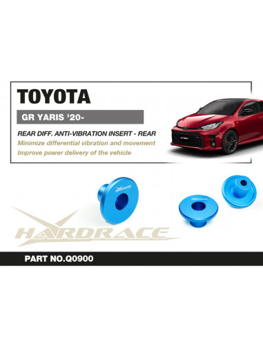 Inserto Antivibrazione Differenziale Posteriore Hardrace Toyota Corolla E210 Yaris MK4 XP210 + GR