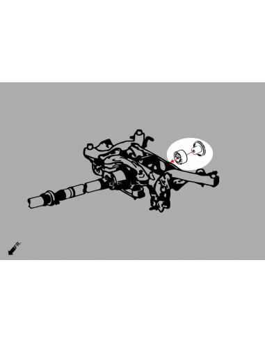 Inserto Antivibrazione Differenziale Posteriore Hardrace Toyota Corolla E210 Yaris MK4 XP210 + GR