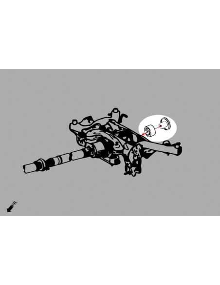 Inserto Antivibrazione Differenziale Posteriore Hardrace Toyota Corolla E210 Yaris MK4 XP210 + GR