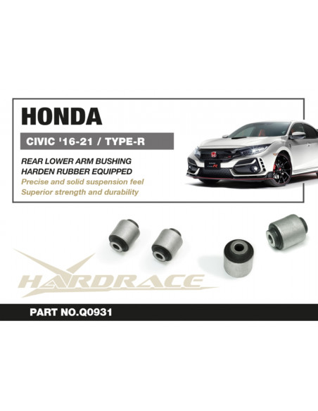 Boccola Braccio Inferiore Posteriore Hardrace Honda Civic MK10 MK11