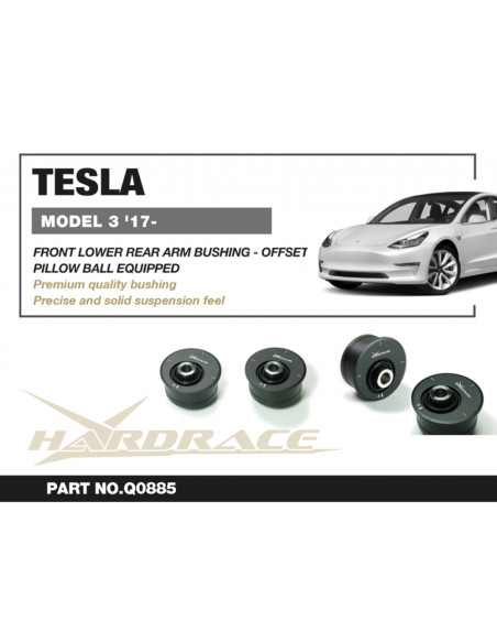 Boccola Braccio Inferiore Anteriore Posteriore Hardrace Tesla Model 3 Model Y