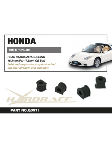 Boccola Barra Stabilizzatrice Posteriore Hardrace Honda NSX MK1 MK2
