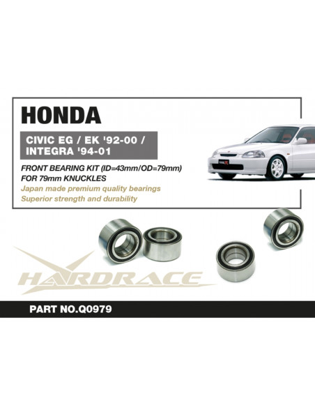 Front Wheel Bearing Honda Civic, Integra, Del sol