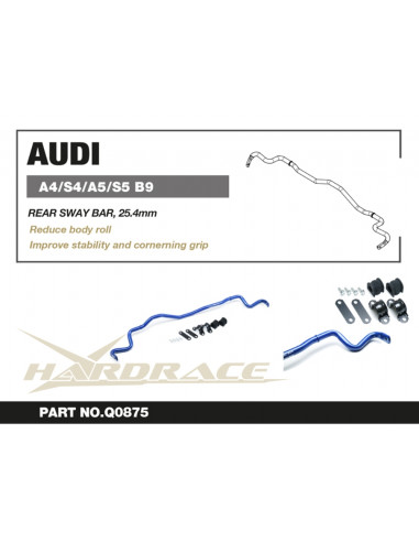 Barra Stabilizzatrice Posteriore Hardrace Audi A4/S4/RS4 B9 A5/S5/RS5 F5