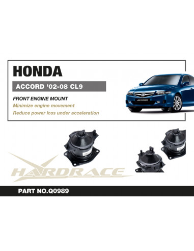 Supporto motore anteriore Hardrace Honda Accord MK7