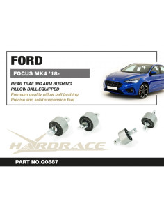 Boccola Braccio Longitudinale Posteriore Hardrace Ford Focus MK4 C519 + ST 2