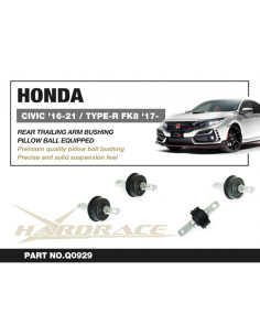 Boccola Braccio Longitudinale Posteriore Hardrace Honda Civic MK10 + Type R 2